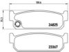 BREMBO P 56 067 Brake Pad Set, disc brake